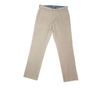 J. Crew Bowery Men's Classic Beige Urban Slim Fit Tan Khaki Chino Pants 32x32